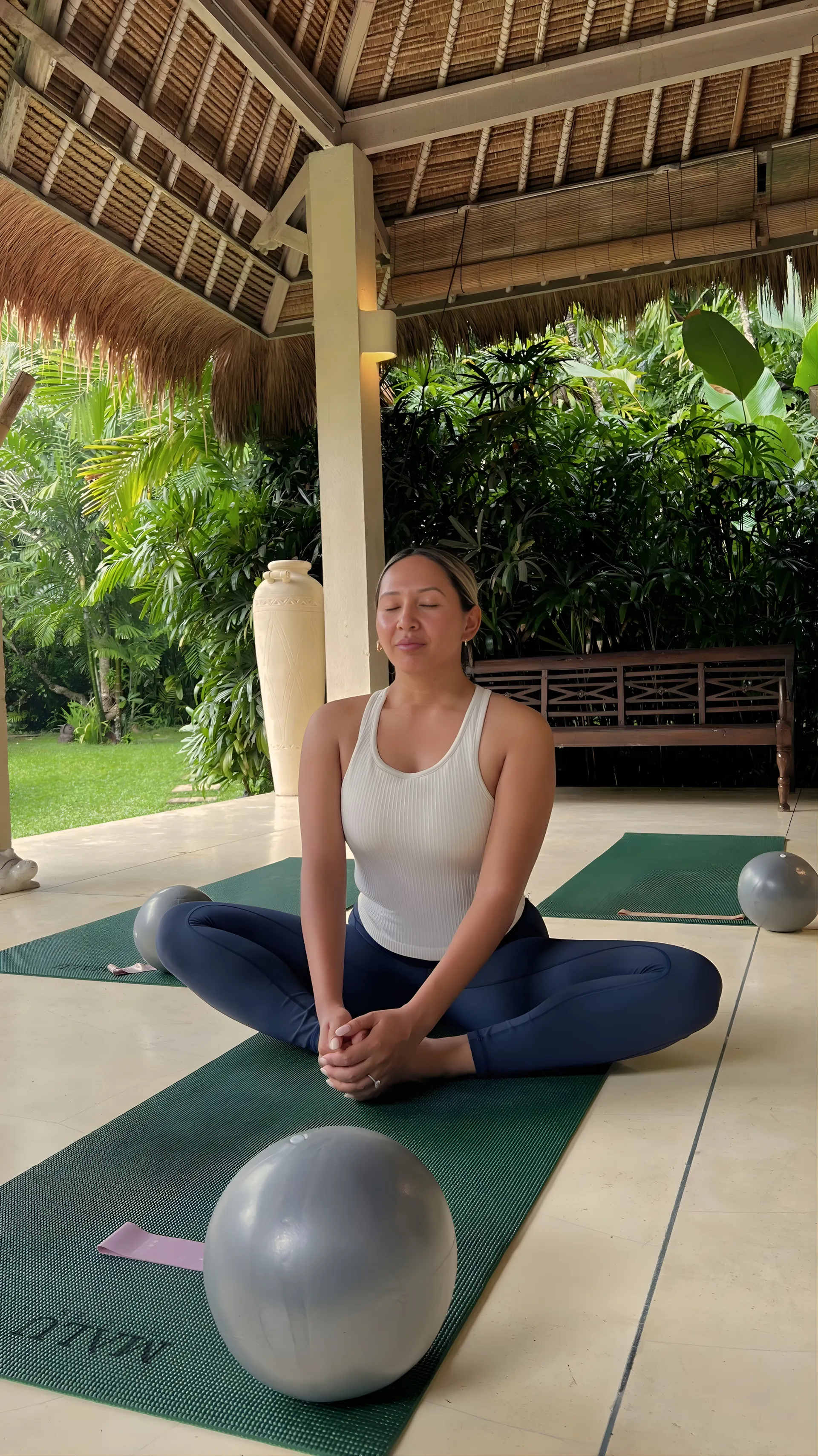 Mindful breathing at Malu Pilates